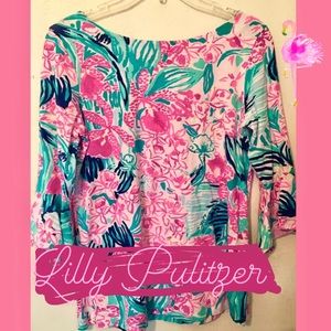 Lilly Pulitzer Bell Sleeve Top - Small